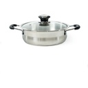 Arrocera Acero Inoxidable Gourmet 24cm