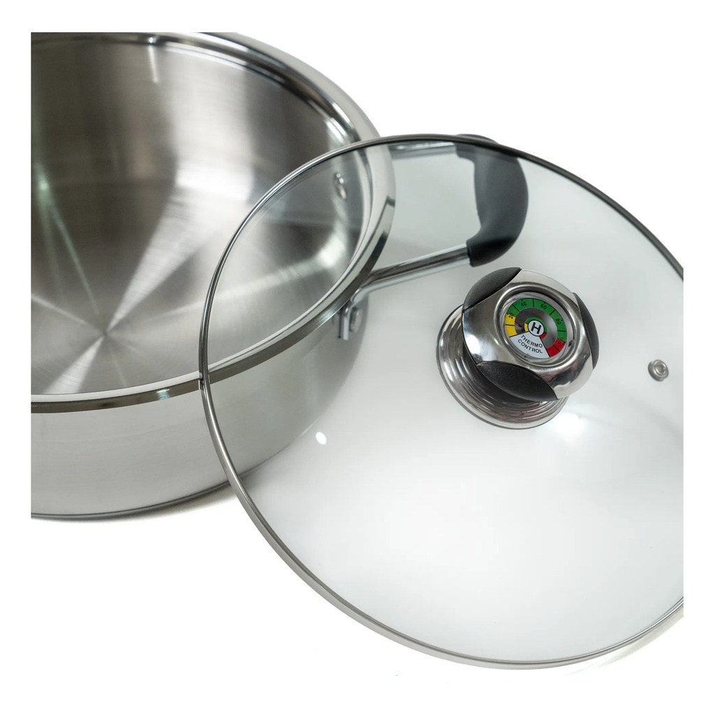 Arrocera Acero Inoxidable Gourmet 26cm
