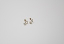 Broquel con Perla Oro 10K