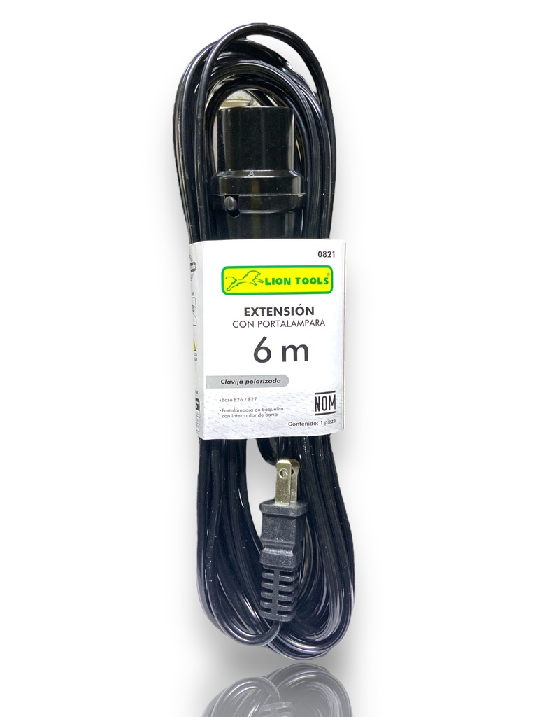 Extencion con Portalampra 6m Lion Tools