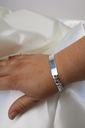 Esclava con Placa Plata .925
