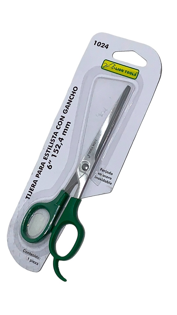Tijera Para Estilista con Gancho 6" 152,4mm Lion Tools