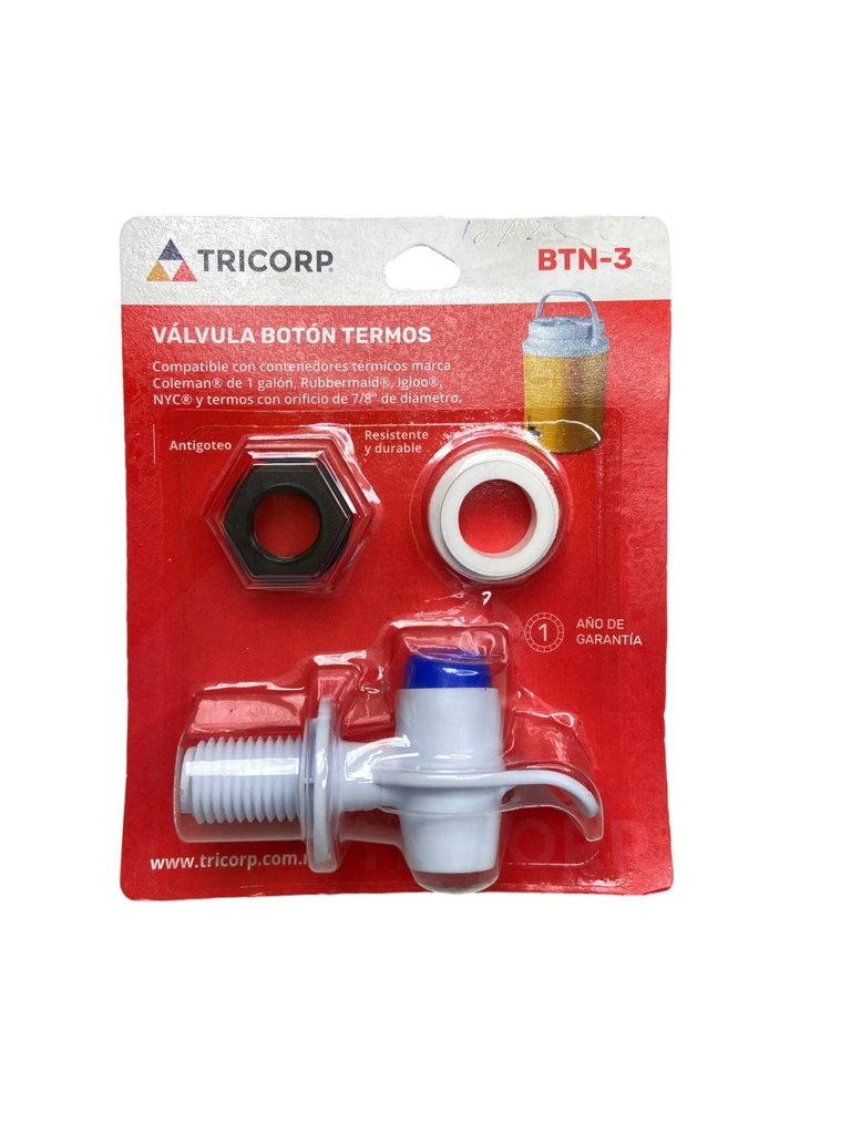 Válvula de Botón TRICORP