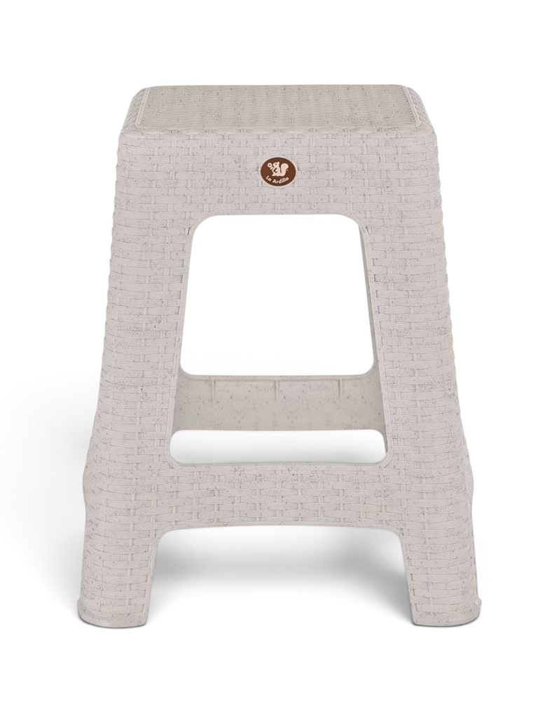 Banco Rattan Cuadrado BLANCO