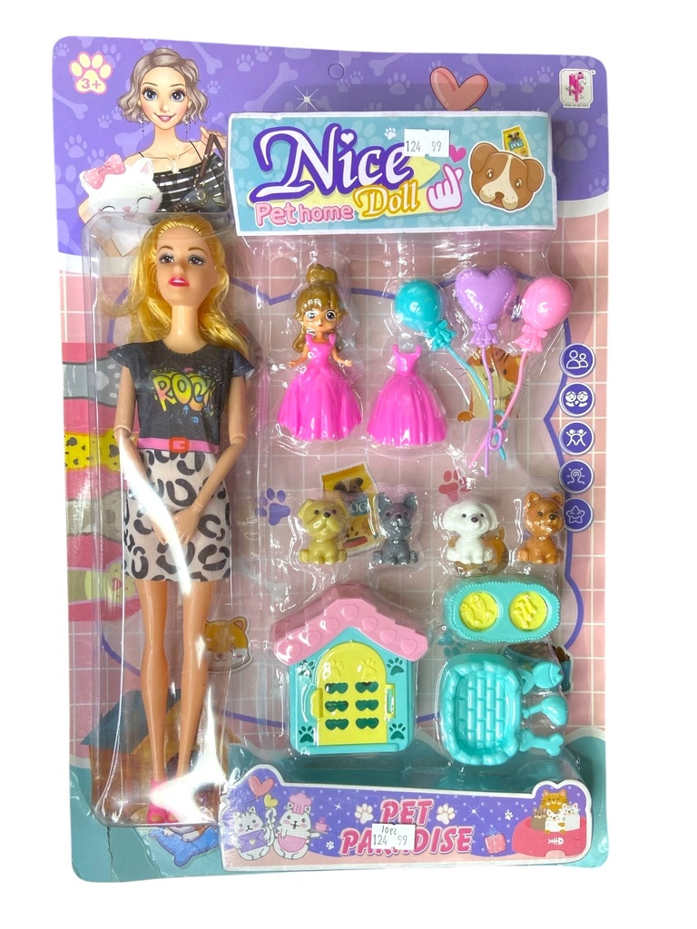 Muñeca 11.5" Con Accesorios