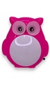 Lampara de Noche buho rosa Lion tools