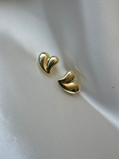 [CHAPA] Aretes de Corazón Chunky