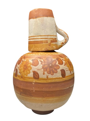 Botellon de Barro C/vaso