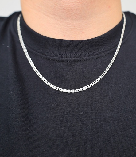 [Grosor 3mm.] Cadena Plata .925 Gucci 2