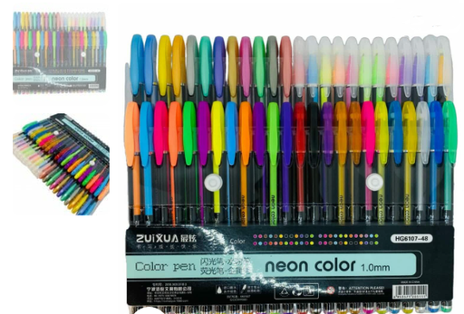 [HGGI07-48] 48 Plumas Neon Color