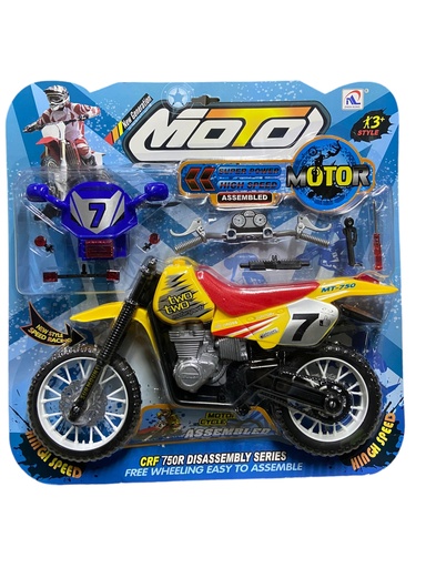 [6088] Montocicleta Armable de Plasctico