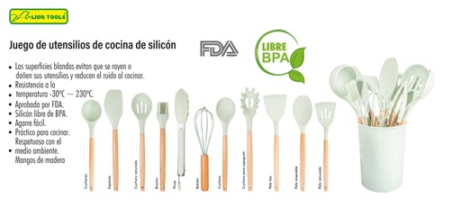 [0365] Juego de Utensilios de Cocina Lion Tools