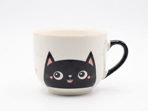 [AM84-001] Taza Porcelana Gatito MAKI