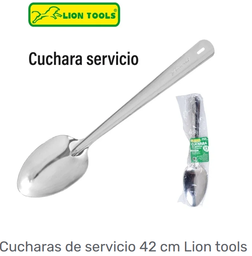 [0813] Cuchara Servicio 42cm Lion Tools