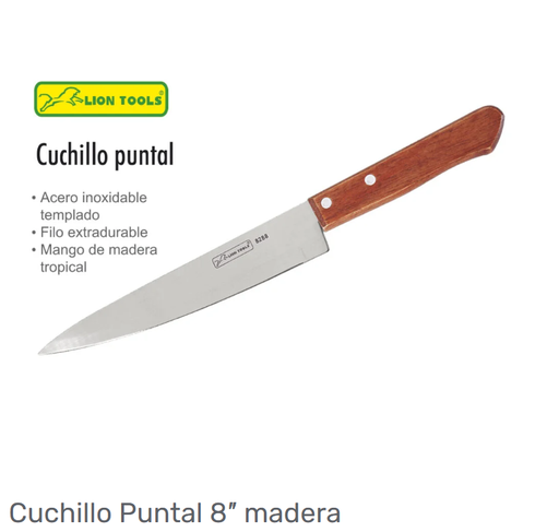 [8288] Cuchillo Puntal 8" Lion Tools