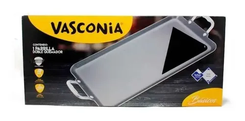 [773001] Grill-Parrilla Doble Quemador Vasconia