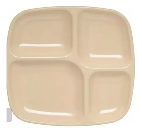 [MX-089B] Plato 4 Divisiones Beige Yuliana 