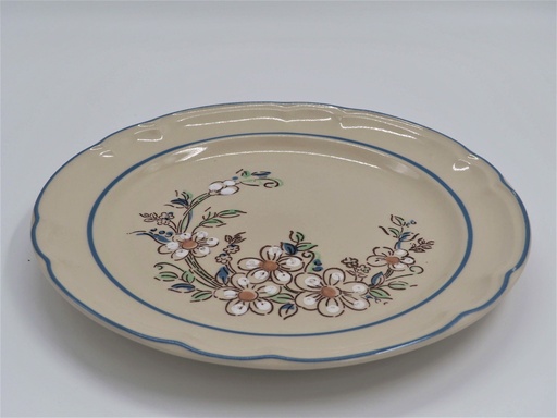 [Victoria Azul] Plato Extendido de Ceramica Santa Anita 