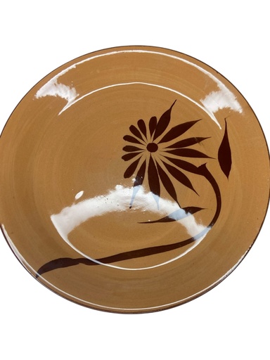 [Barro Flor Cafe ] Plato Extendido de Cerámica