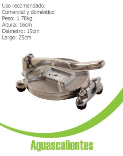 [AGUASCALIENTES] Tortilladora Exprimidores de Aguascalientes