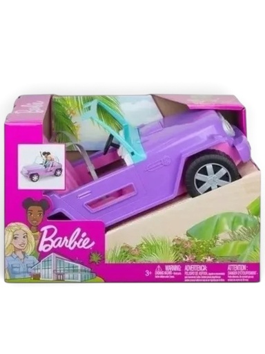 [B07XD6F2XD] Barbie Purple Jeep VEHICULO